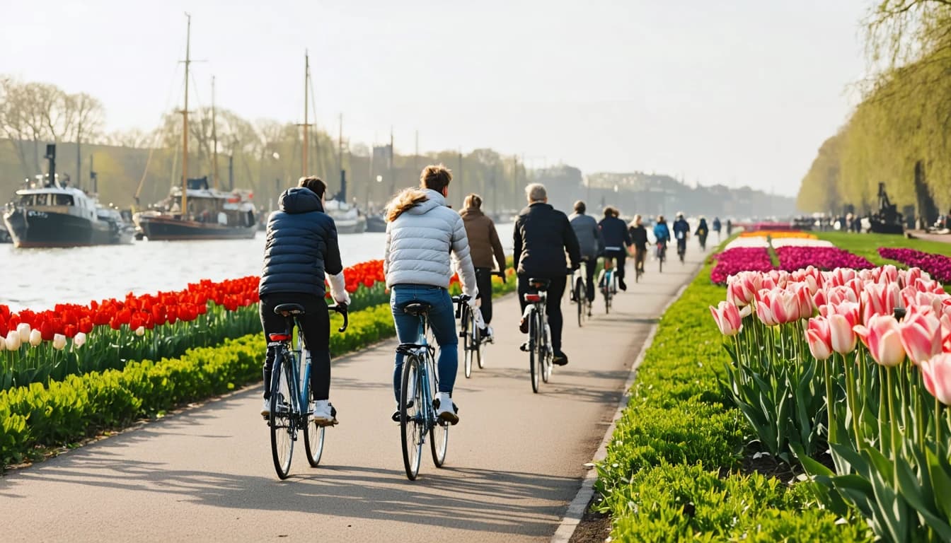 tulip-paradise-bike-north-holland