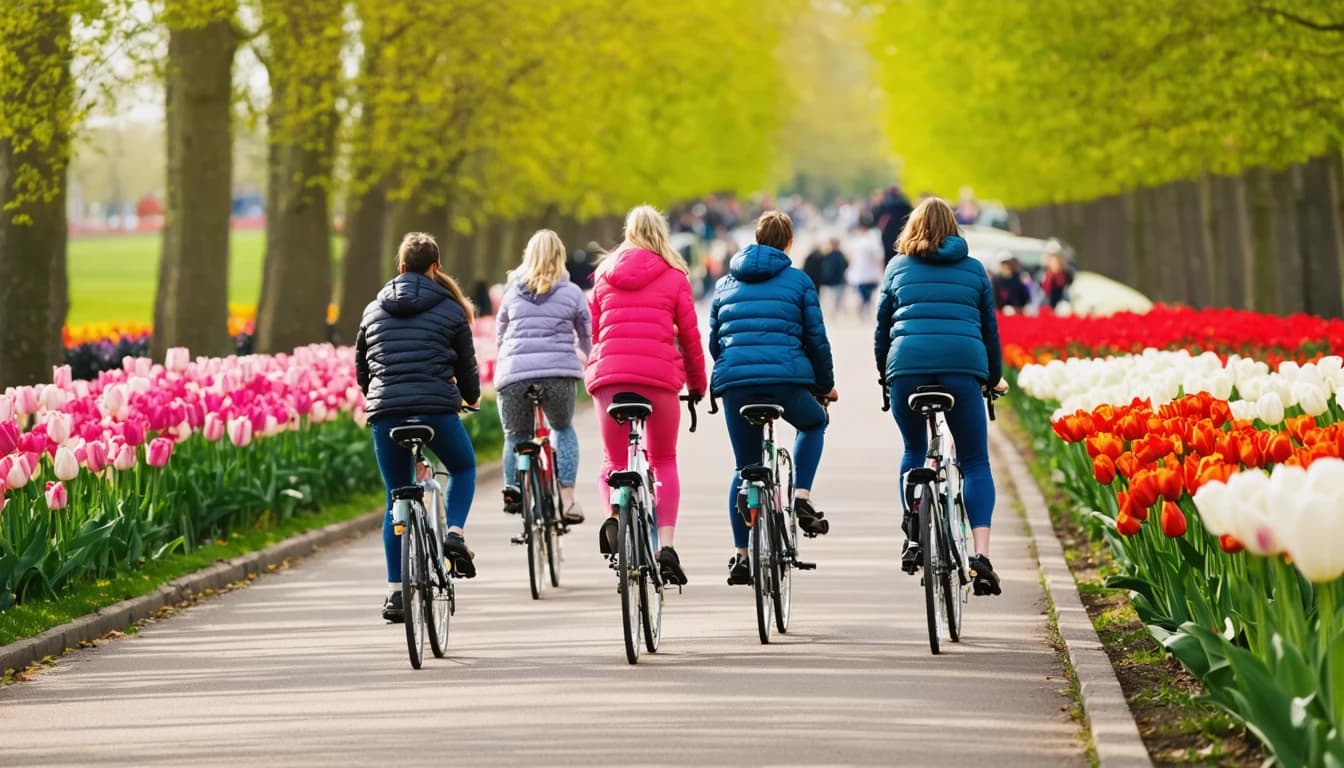 tulip-paradise-bike-north-holland