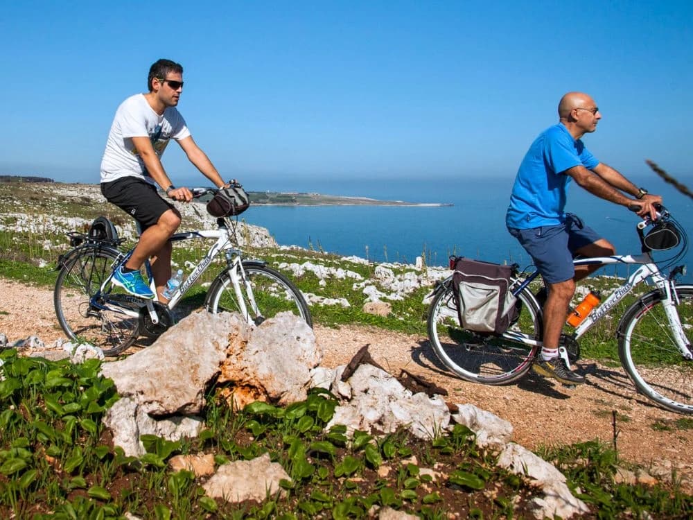 Viaggio in bici in Salento per famiglie da Lecce a Porto Selvaggio
